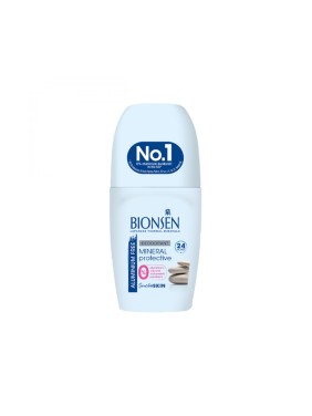 BIONSEN ΑΠΟΣΜΗΤΙΚΟ MINERAL PROTECTIVE ΣΕ ΜΟΡΦΗ ROLL ON ΧΩΡΙΣ ΑΛΟΥΜΙΝΙΟ 50ML