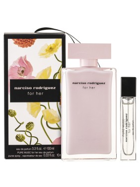 Narciso Rodriguez For Her Gift Set Eau De Parfum 100ml + EDP Pure Musc 10ml Narciso Rodriguez For Her Gift Set Eau De Parfum 100ml + EDP Pure Musc 10ml