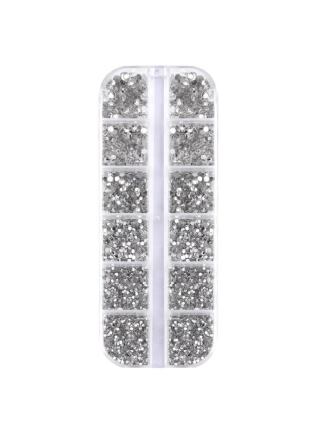 Διακοσμητικά Πολυμεγέθη 3D Rhinestones Νυχιών
