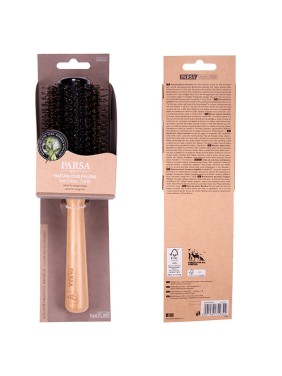 Parsa FCS Bamboo Βούρτσα Μακρόστενη Αγριόχοιρου Με Αλόη & Πλαστικές Ακίδες (016005093)