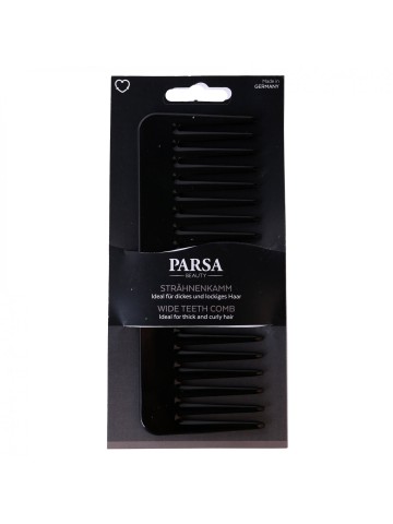 Parsa Χτένα Μαύρη Με Αραιά Δόντια (016096373)