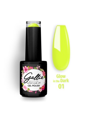 Gellie Ημιμόνιμο Βερνίκι Glow In The Dark 01