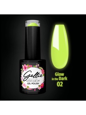 Gellie Ημιμόνιμο Βερνίκι Glow In The Dark 02