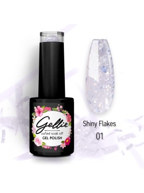 Gellie Ημιμόνιμο Βερνίκι Shiny Flakes 1