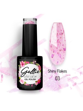 Ημιμόνιμο Βερνίκι Gellie Shiny Flakes 3