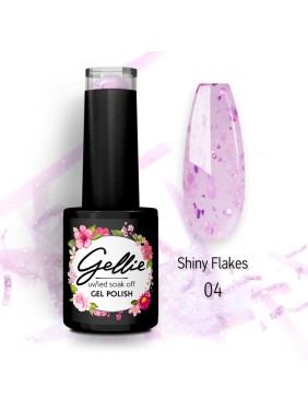 Ημιμόνιμο Βερνίκι Gellie Shiny Flakes 4