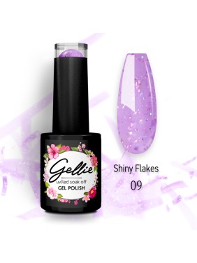 Ημιμόνιμο Βερνίκι Gellie Shiny Flakes 9