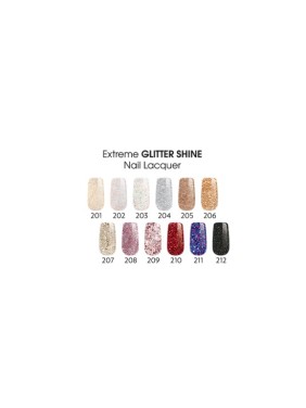 EXTREME GLITTER SHINE NAIL LACQUER GR - 204