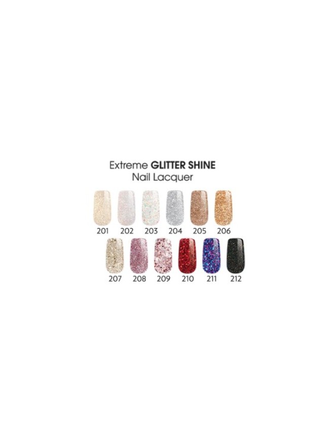 Golden Rose EXTREME GLITTER SHINE NAIL LACQUER - 210