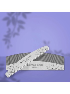 Staleks Pro 25 Λίμες Νυχιών Μισοφέγγαρο 80/100 Grit NFE-40-80/100-25