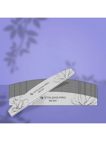 Staleks Pro 25 Λίμες Νυχιών Μισοφέγγαρο 80/100 Grit NFE-40-80/100-25