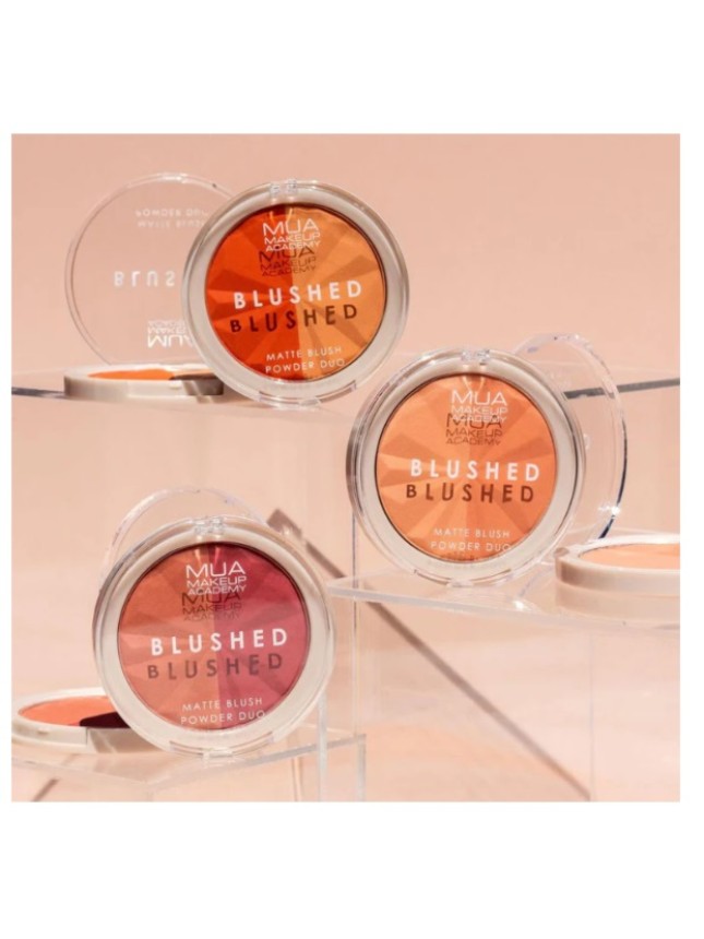 MUA Blushed Powder Duo Peach Fizz