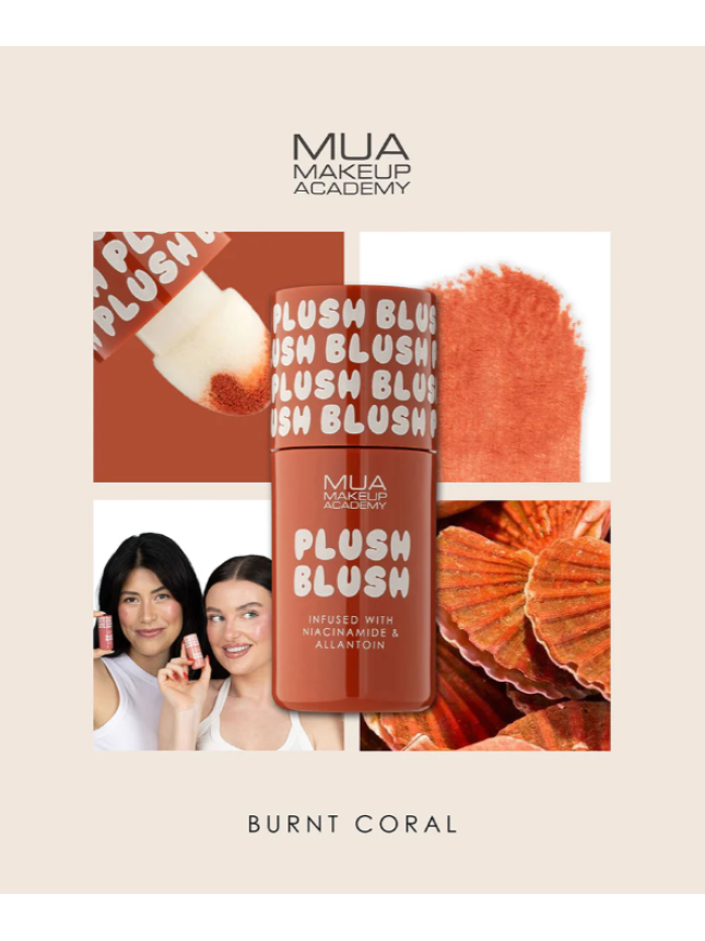 MUA Plush Blush Burnt Coral