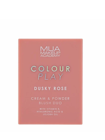 MUA Colour Play Cream & Powder Blush Duo Dusky Rose (302346)