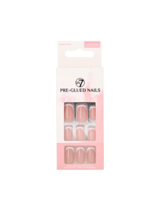 W7 Pre Glued Press On Nails French Envy
