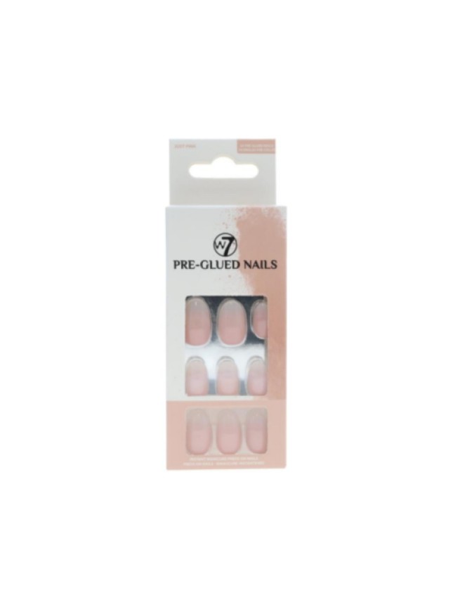 W7 Pre Glued Nails Just Pink