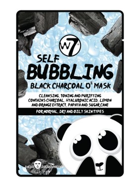 W7 Self Bubbling Black Charcoal Mask