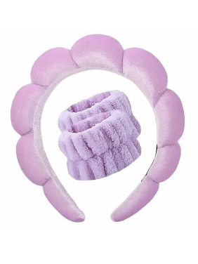 Alpha Beauty Στέκα Spa και Βραχιολάκια Καρπών σε Λιλά Χρώμα (232000143)
