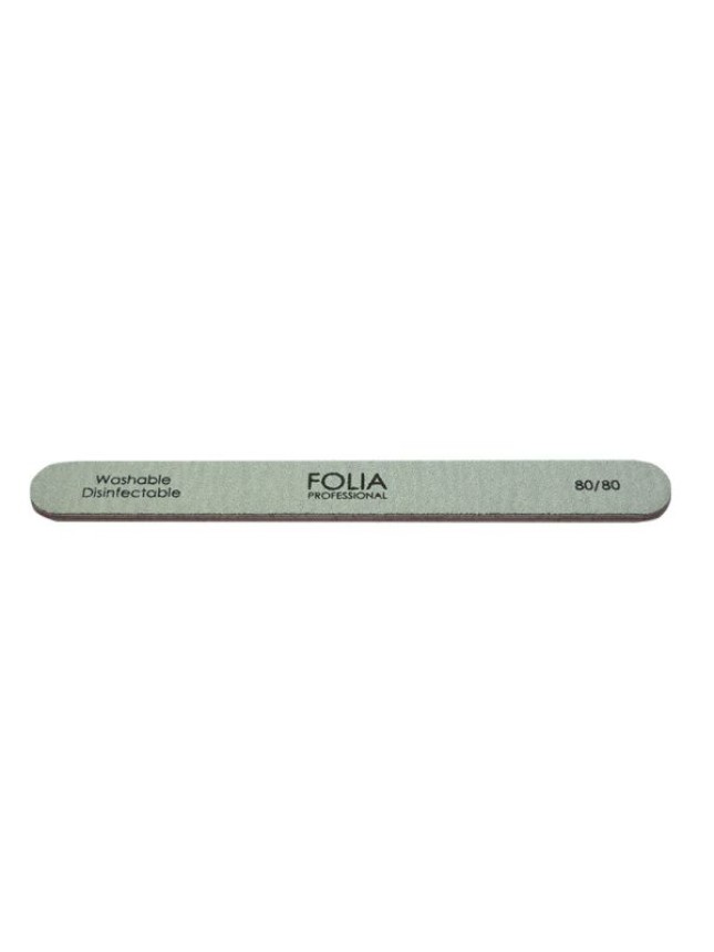 Folia Cosmetics Λίμα Ίσια Γκρι (80/80) / F-127