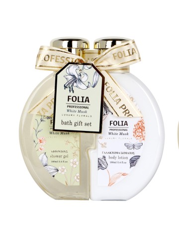 Folia Cosmetics Glamorous Body & Bath Σετ Δώρου White Musk (41-114)