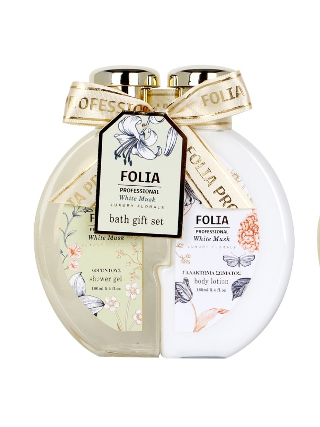 Folia Cosmetics Glamorous Body & Bath Σετ Δώρου White Musk (41-114)