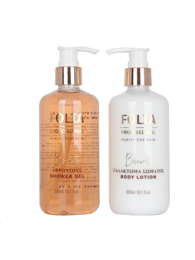 Folia Cosmetics Metal Base Gift Set Fresh Bouquet Shower Gel & Body Lotion  (41-481)