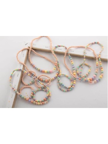 Azure Accessories Σετ Βραχιόλι Κολιέ (ΧΑ-0464)