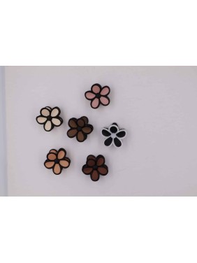 Azure Accessories κλαμεράκι λουλούδι ματ (ΧΑ-0490)