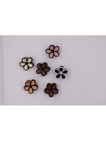 Azure Accessories κλαμεράκι λουλούδι ματ (ΧΑ-0490)