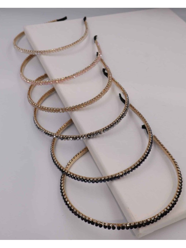 Azure Accessories στέκα με ζιργκόν και πετράδια (ΧΑ-0568)