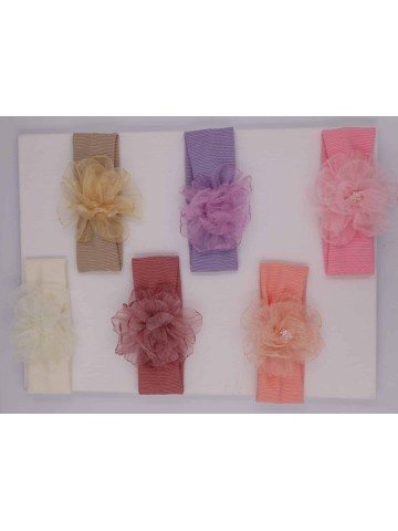 Azure Accessories παιδική κορδέλα με λουλούδι (ΧΑ-0595)