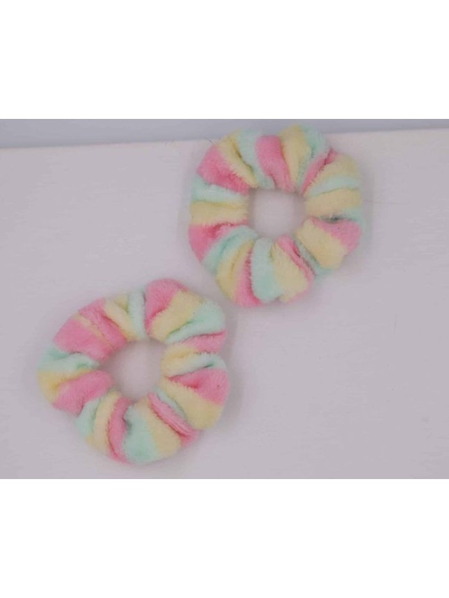 Azure Accessories παιδικό γούνινο scrunchie (XΑ-0597)