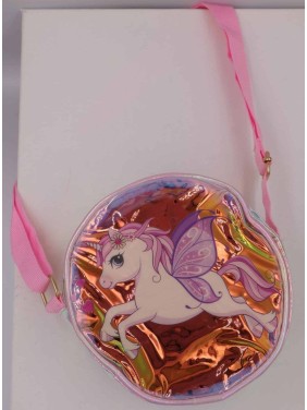 Azure Accessories παιδικό χιαστί τσαντάκι με μονόκερο (ΧΑ-0603)