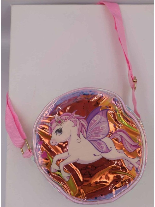 Azure Accessories παιδικό χιαστί τσαντάκι με μονόκερο (ΧΑ-0603)
