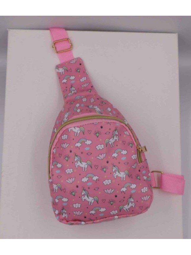 Azure Accessories παιδικό χιαστί τσαντάκι με μονόκερους (ΧΑ-0604)