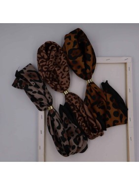 Azure Accessories Πολυμορφικά Μαντήλια για λαιμό και μαλλιά σε 3 Αποχρώσεις του Λεοπάρ (XA-0693) Azure Accessories Πολυμορφικά Μαντήλια για λαιμό και μαλλιά σε 3 Αποχρώσεις του Λεοπάρ (XA-0693)