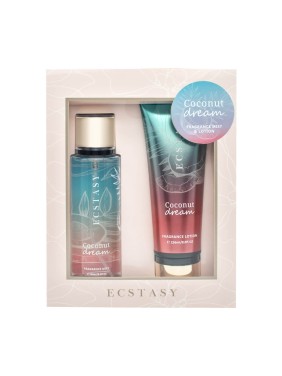 Ecstasy Gift Set Coconut Dream Body Cream 236ml And Body Mist 250ml