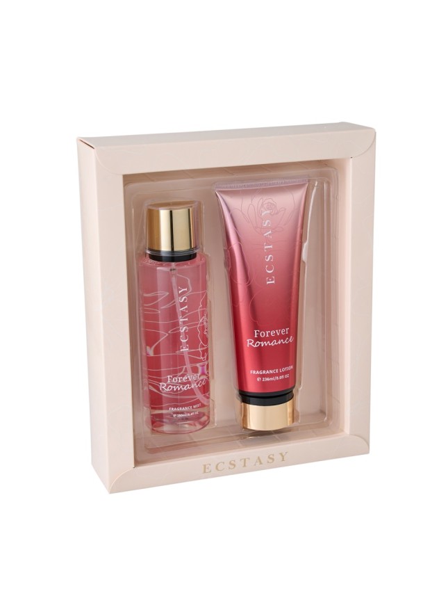 Ecstasy Σετ Δώρου - Forever Romance Body Cream 236ml + Body Mist 250ml