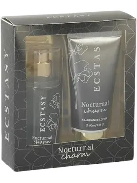 Ecstasy Nocturnal Charm Gift Set Body Cream 90ml & Body Mist 90ml Ecstasy Nocturnal Charm Gift Set Body Cream 90ml & Body Mist 90ml