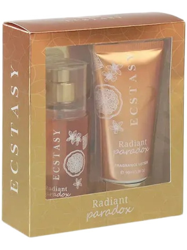 Ecstasy Set Radiant Paradox Body Mist 90ml & Body Lotion 90ml