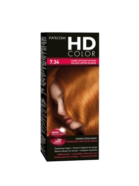Farcom HD Color 7.34 Golden Copper Blonde 60ml