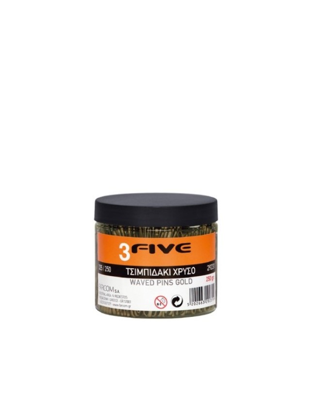 Farcom 3-Five Τσιμπιδάκια σε Ξανθό Χρώμα 250gr (29231)