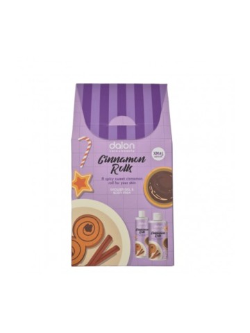 Dalon  Xmas Pack CINNAMON ROLLS (Body Milk 200ml + Shower Gel 300ml)