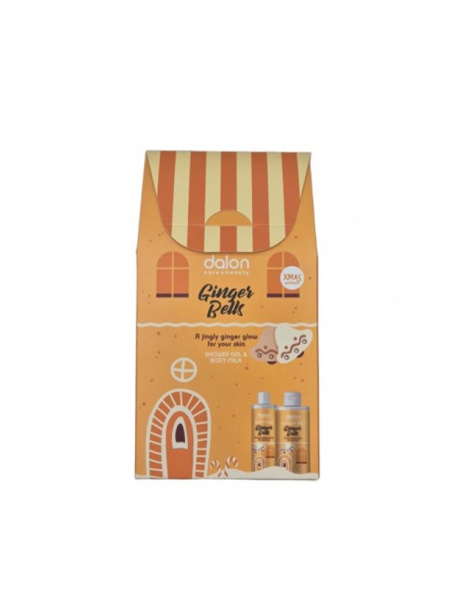 Dalon  Xmas Pack GINDER BELLS (Body Milk 200ml + Shower Gel 300ml)