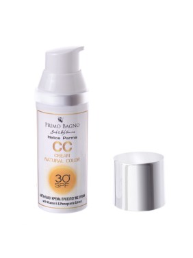 PrimoBagno Αντηλιακή Κρέμα Προσ΄ωπου Με Χρώμα CC 50ml Spf 30 Helios Parma (Natural Color)