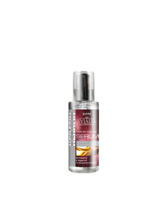 Evialia Ορός Μαλλιών με Λάδι Argan & Κερατίνη Προσφέρει Λάμψη & Απαλότητα - 120ml (11226)