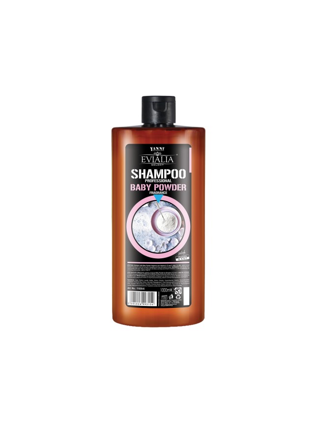 Evialia Σαμπουάν Baby Powder Με Βιταμίνες A,E και F - 1lt (11035-6)