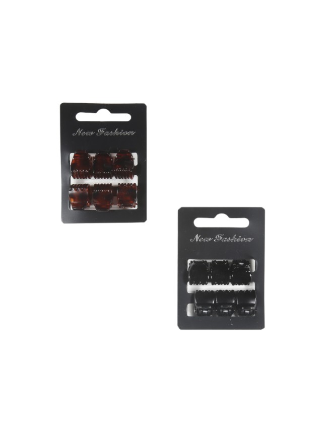 Ro-Ro Accessories Κλάμερ μαλλιών 1.2cm 6τμχ (01-9011A)
