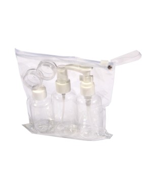 Ro-Ro Accessories Σετ Ταξιδίου  5 τμχ Λευκό (TL153)