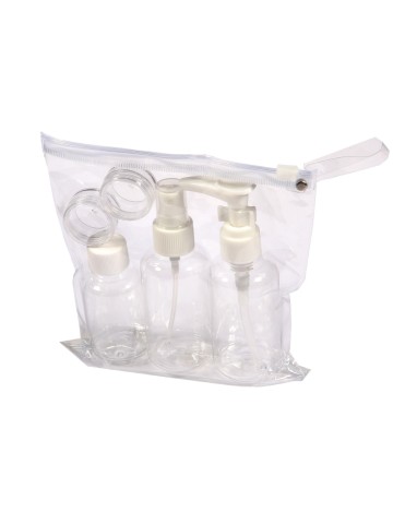 Ro-Ro Accessories Σετ Ταξιδίου  5 τμχ Λευκό (TL153)